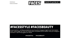 Desktop Screenshot of faces.ch